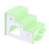 Maxbell Maxbell Hamster Hideout House Wooden Living Hut Exercise Nest for Mouse green