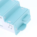 Maxbell Maxbell Hamster Hideout House Wooden Living Hut Exercise Nest for Mouse blue
