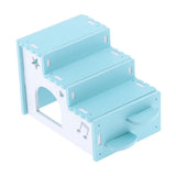 Maxbell Maxbell Hamster Hideout House Wooden Living Hut Exercise Nest for Mouse blue