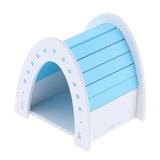 Maxbell Hamster House Hideout Hideaway Exercise Toys for Rat Small Animal  blue