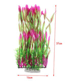 Maxbell Maxbell Artificial Aquarium Plants Vivid Aquarium Water Plants  Wine Red