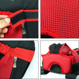 Maxbell Maxbell Legs Out Front-facing Pet Dog Carrier Backpack for Walking Hiking Red L