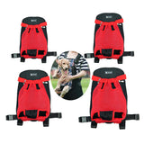 Maxbell Maxbell Legs Out Front-facing Pet Dog Carrier Backpack for Walking Hiking Red L