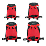 Maxbell Maxbell Legs Out Front-facing Pet Dog Carrier Backpack for Walking Hiking Red XXL