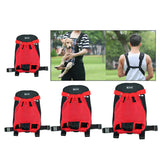 Maxbell Maxbell Legs Out Front-facing Pet Dog Carrier Backpack for Walking Hiking Red XXL