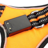 Maxbell Maxbell LED Dog Puppy Luminous Harness Soft Reflective Breathable Vest  Orange XXL