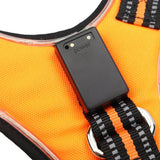 Maxbell Maxbell LED Dog Puppy Luminous Harness Soft Reflective Breathable Vest  Orange XXL