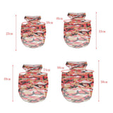 Maxbell Maxbell Pet Dog Summer Clothes Puppy Medium Large Dog Camouflage Mesh Vest Red-S