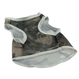 Maxbell Maxbell Pet Dog Summer Clothes Puppy Medium Large Dog Camouflage Mesh Vest Grey-L