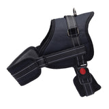 Maxbell Maxbell Explosion-proof Dog Puppy Harness Soft Adjustable Reflective Vest  Black L
