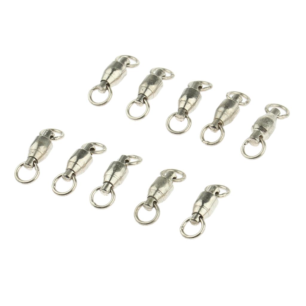 Maxbell Maxbell 10pcs Stainless Steel Buckle Anklets Accessories Ring Foot Training  30MM