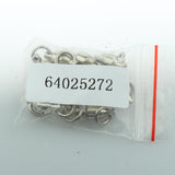 Maxbell Maxbell 10pcs Stainless Steel Buckle Anklets Accessories Ring Foot Training  30MM