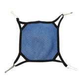 Maxbell Small Hamster Hammock for Cage House Hanging Bed Cage Toys for Mice Blue S