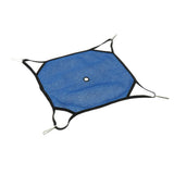 Maxbell Small Hamster Hammock for Cage House Hanging Bed Cage Toys for Mice Blue M