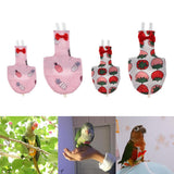 Maxbell Maxbell Bird Washable Pocket Diaper Nappy Reusable Nappies for Small Birds Pink XS