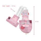 Maxbell Maxbell Bird Washable Pocket Diaper Nappy Reusable Nappies for Small Birds Pink XS