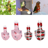 Maxbell Maxbell Bird Washable Pocket Diaper Nappy Reusable Nappies for Small Birds Pink XS