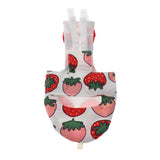 Maxbell Maxbell Bird Washable Pocket Diaper Nappy Reusable Nappies for Small Birds White XL