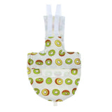Maxbell Maxbell Kiwi Fruit Pattern Parrot Diaper Reusable Nappy for Small to Large Birds XS