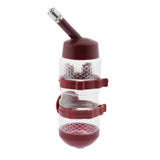 Maxbell Maxbell Dog Water Bottle Cat Hanging Automatic Pet Drinker Water Dispenser wine red