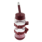 Maxbell Maxbell Dog Water Bottle Cat Hanging Automatic Pet Drinker Water Dispenser wine red