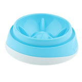 Maxbell Maxbell Dog Feeder Slow Eating Pet Bowl Durable Non-Toxic Healthy Design Bowl Blue_1