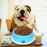 Maxbell Maxbell Dog Feeder Slow Eating Pet Bowl Durable Non-Toxic Healthy Design Bowl Blue_1