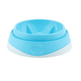 Maxbell Maxbell Dog Feeder Slow Eating Pet Bowl Durable Non-Toxic Healthy Design Bowl Blue_1