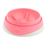 Maxbell Maxbell Dog Feeder Slow Eating Pet Bowl Durable Non-Toxic Healthy Design Bowl Pink_1