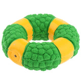 Maxbell Maxbell Nontoxic Latex Dog Chew Toy Interactive Chewing Squeaky Toys Circle_Green