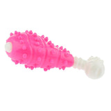 Maxbell Creative Toy Chicken Legs Pet Puppy Teeth Care Cleaning Brush Toys Pink