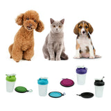 Maxbell Maxbell Portable 2 in 1 Dog Mug and Food Container with Collapsible Dog Bowl  green