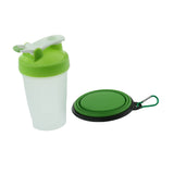 Maxbell Maxbell Portable 2 in 1 Dog Mug and Food Container with Collapsible Dog Bowl  green