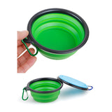 Maxbell Maxbell Portable 2 in 1 Dog Mug and Food Container with Collapsible Dog Bowl  green
