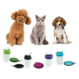 Maxbell Maxbell Portable 2 in 1 Dog Mug and Food Container with Collapsible Dog Bowl  green