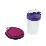Maxbell Maxbell Portable 2 in 1 Dog Mug and Food Container with Collapsible Dog Bowl  purple