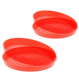 Maxbell Maxbell 2 Pack Reptile Food Water Bowl Chicken Food Water Tray 35cm