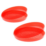 Maxbell Maxbell 2 Pack Reptile Food Water Bowl Chicken Food Water Tray 35cm