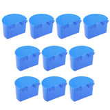 Maxbell 20 Pcs Pigeons Sand Cups Bird Food Water Container Plastic Bowl for Cage