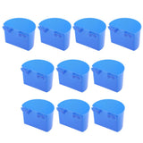 Maxbell 20 Pcs Pigeons Sand Cups Bird Food Water Container Plastic Bowl for Cage