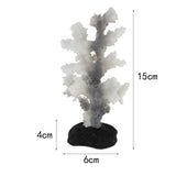 Maxbell Maxbell Glowing Coral Ornaments for Fish Tank Aquarium Decorations gray