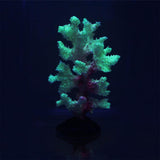 Maxbell Maxbell Glowing Coral Ornaments for Fish Tank Aquarium Decorations gray