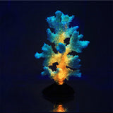 Maxbell Maxbell Glowing Coral Ornaments for Fish Tank Aquarium Decorations gray