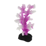 Maxbell Maxbell Glowing Coral Ornaments for Fish Tank Aquarium Decorations purple