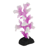 Maxbell Maxbell Glowing Coral Ornaments for Fish Tank Aquarium Decorations purple