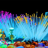 Maxbell Maxbell 1 Pc Glowing Silicone Aquarium Fish Tank Decor Artificial Sea Anemone Green