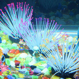 Maxbell Maxbell 1 Pc Glowing Silicone Aquarium Fish Tank Decor Artificial Sea Anemone Green
