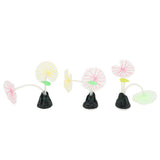 Maxbell Maxbell Silicone Lotus Leaf Mushroom for Aquarium Fish Tank Decoration A