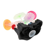 Maxbell Maxbell Silicone Lotus Leaf Mushroom for Aquarium Fish Tank Decoration B