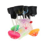 Maxbell Maxbell Silicone Lotus Leaf Mushroom for Aquarium Fish Tank Decoration B